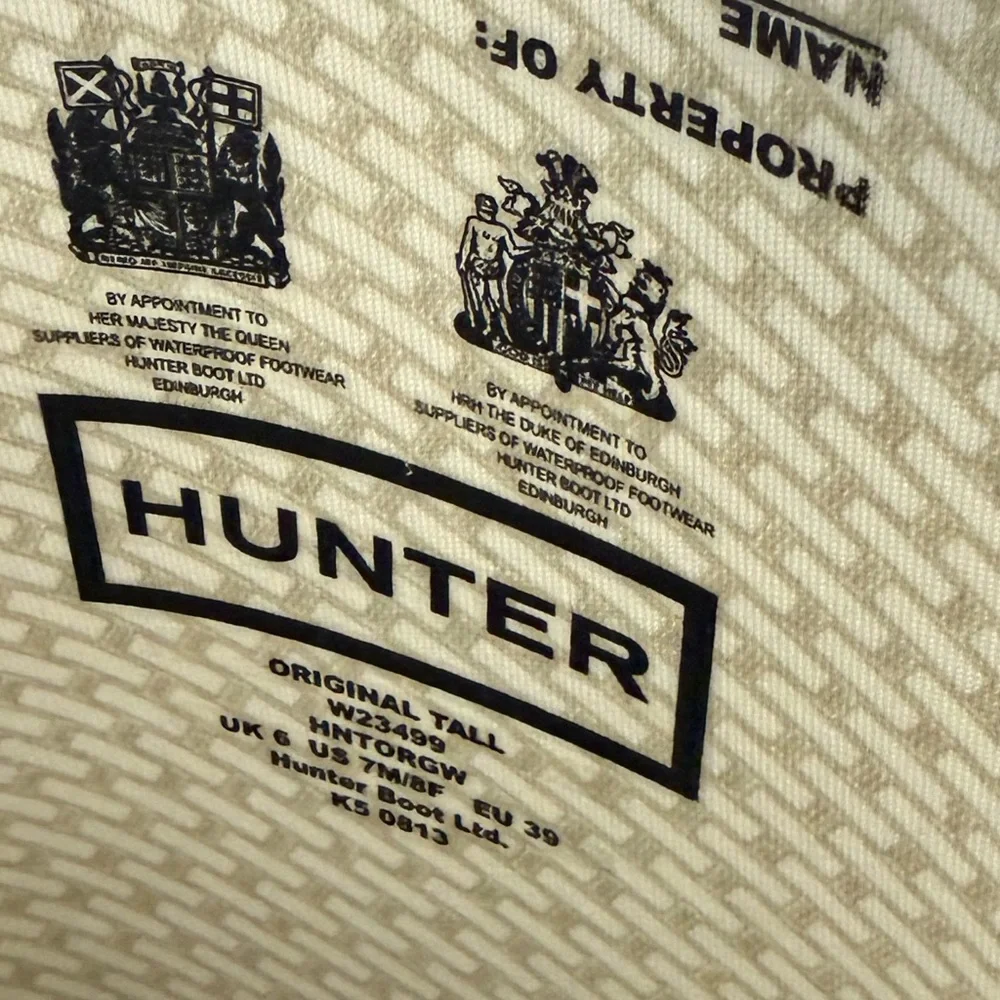 Women's Original Tall Rain Boots Navy Blue Rubber Waterproof Wellies size 7M/8F - Picture 15 of 15